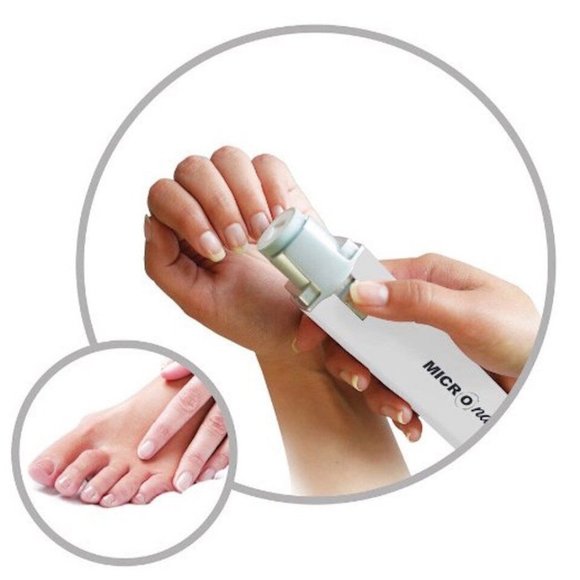 Emjoi Micro Mani Nail Buffer with 4 Smooth & Shine Rollers (Teal Floral) - Picture 4 of 5